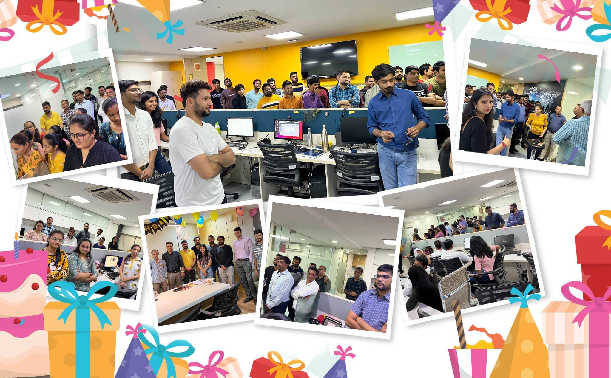 Our mentor cum leader's birthday is a day of celebration for all of us! Silicon family enjoys the boss' birthday with the utmost joy.