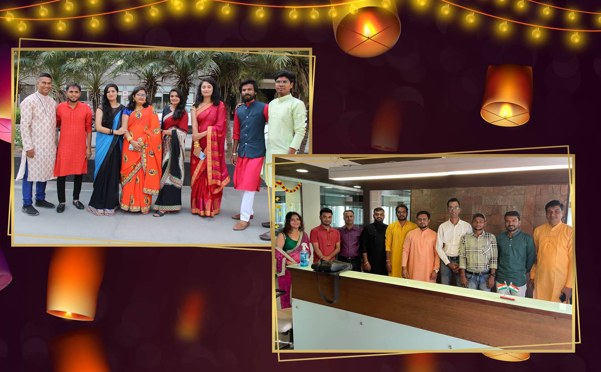 Silicon IT Hub company celebrated Diwali with a spectacular event, illuminating the workplace with joy, and fostering a spirit of togetherness among employees.