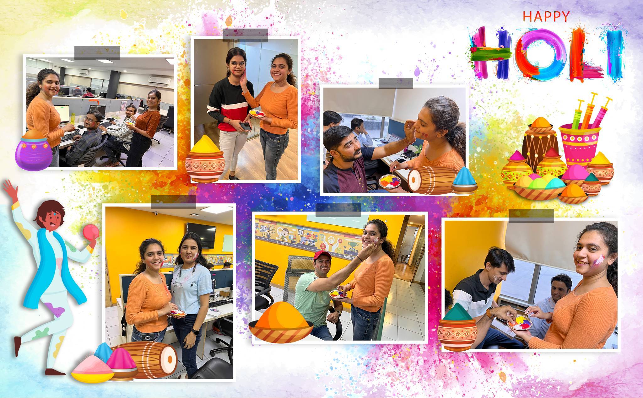 Silicon family celebrated Holi with a lot of enjoyment! Yes, at Silicon, we know to maintain a work-life balance.