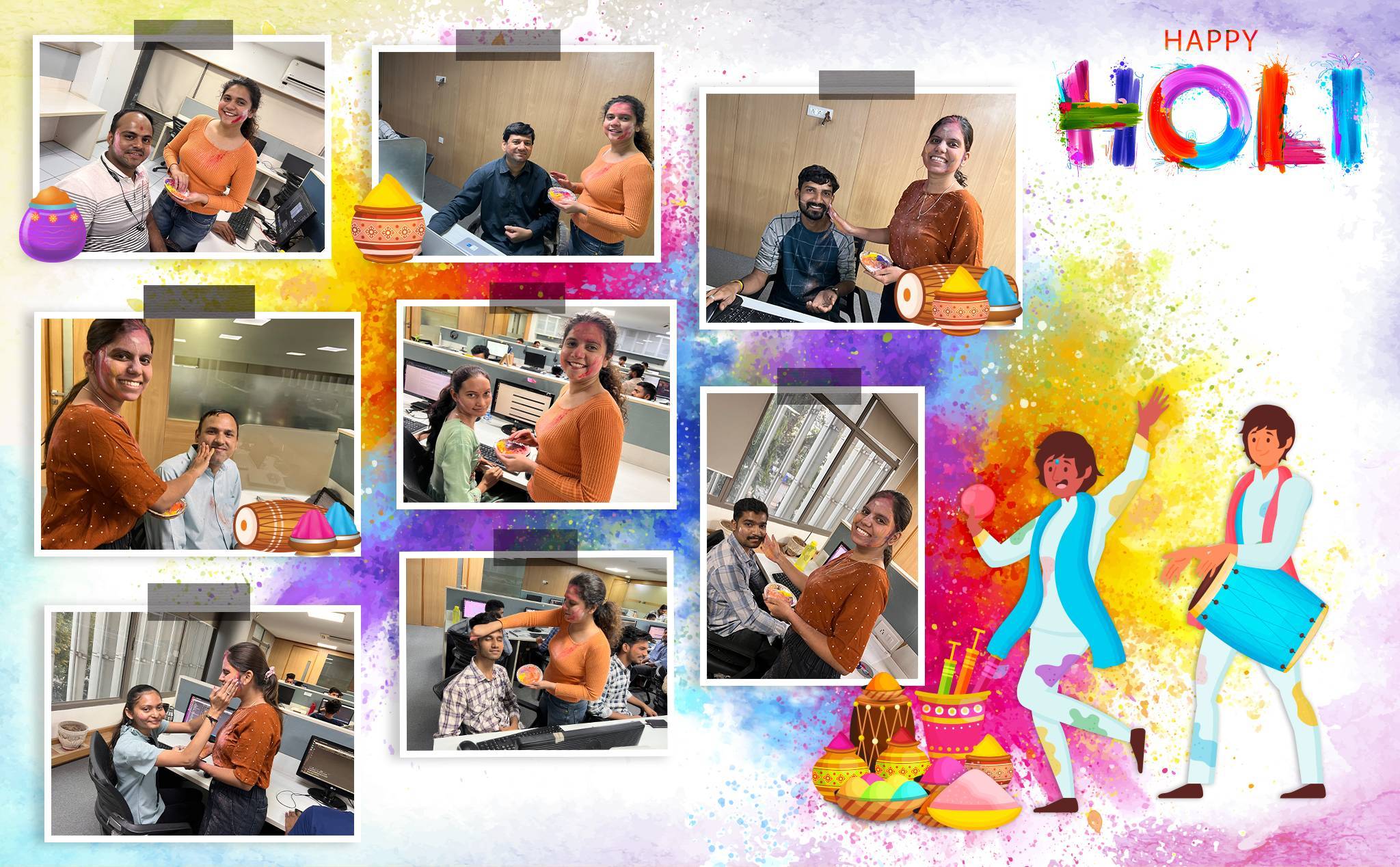 Silicon family celebrated Holi with a lot of enjoyment! Yes, at Silicon, we know to maintain a work-life balance.